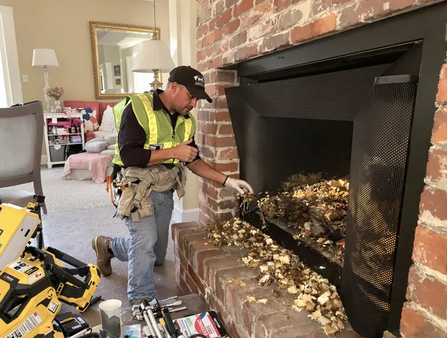 Safe screening installation by Newark Chimney Sweep in Newark, OH