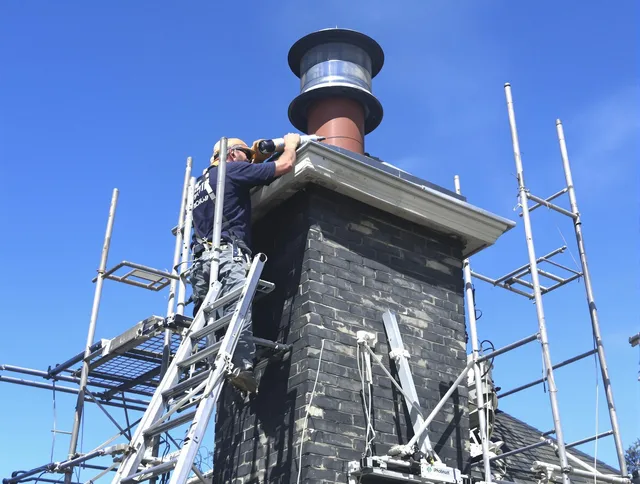 Sturdy chimney crown finished by Newark Chimney Sweep in Newark, OH