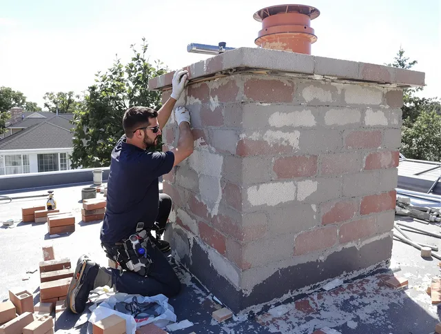 Advanced chimney repair process by Newark Chimney Sweep in Newark, OH
