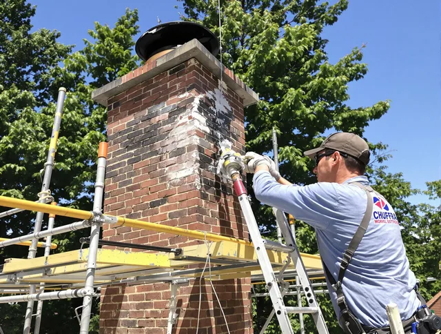 Structural chimney repair by Newark Chimney Sweep in Newark, OH