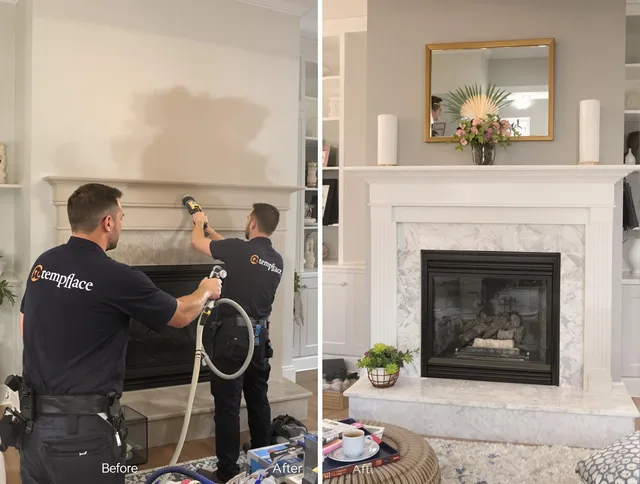 Professional soot removal by Newark Chimney Sweep team in Newark, OH